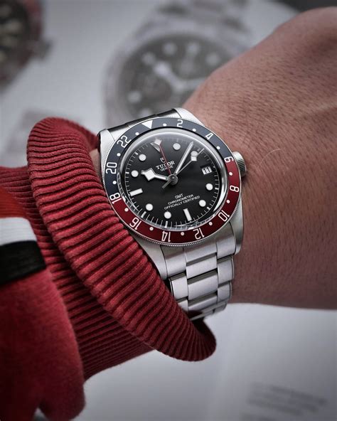 tudor black bay pepsi gmt|tudor black bay gmt thickness.